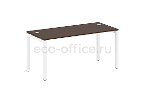 Стол письменный METAL SYSTEM QUATTRO 5x5 50БП.СП-4 Венге Цаво / Белый металл фото