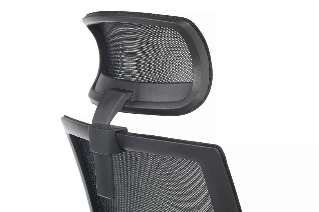 кресло rv chair mint 1029hb чёрная сетка / чёрная ткань фото