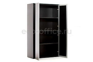 Шкаф для бумаг 2 двери GALA NEWLIB2/899 + LIBW/899 BLACK GLASS фото