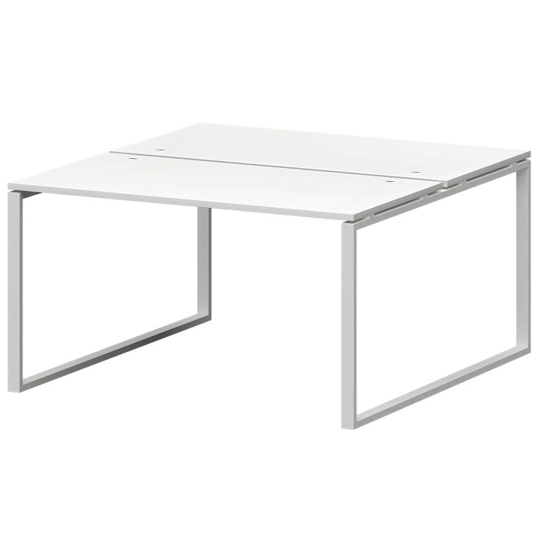 бенч двойной на металлокаркасе protech смс2-о-18к.149.пр25 белый/белый фото