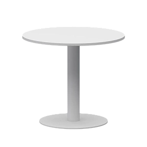 Стол круглый Protech АМ-Д90 Белый/Белый фото