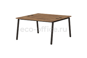 Стол-тандем на металлокаркасе LAVANA STEEL T-139 Таксония Медовая фото