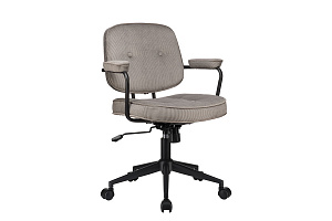 Кресло ECO-CHAIR CHESTER W-221T Серый велюр фото