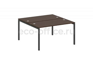 Рабочая станция METAL SYSTEM QUATTRO 4x4 40БП.РАС-СП-2.3 Венге Цаво / Антрацит металл фото