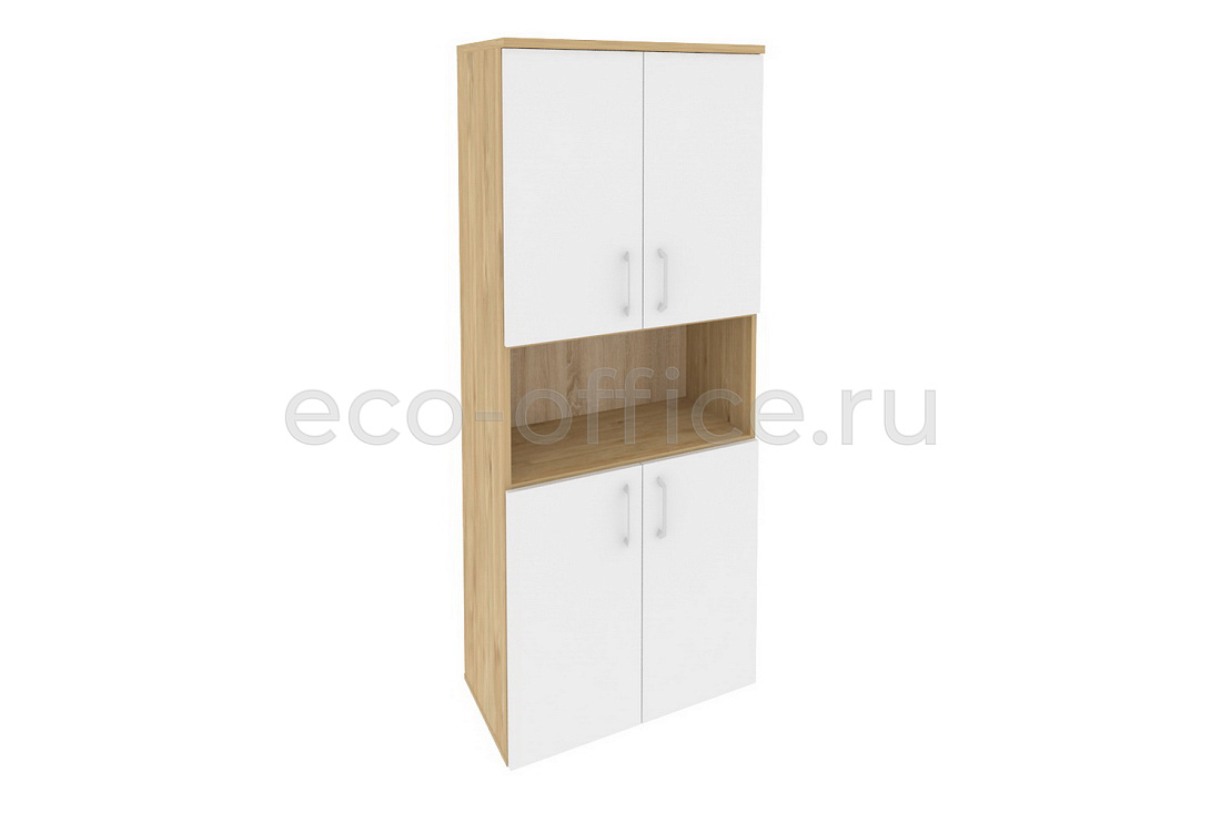 Шкаф высокий широкий ONIX O.ST-1.5 Тиквуд Светлый / Белый Бриллиант  стоимость
