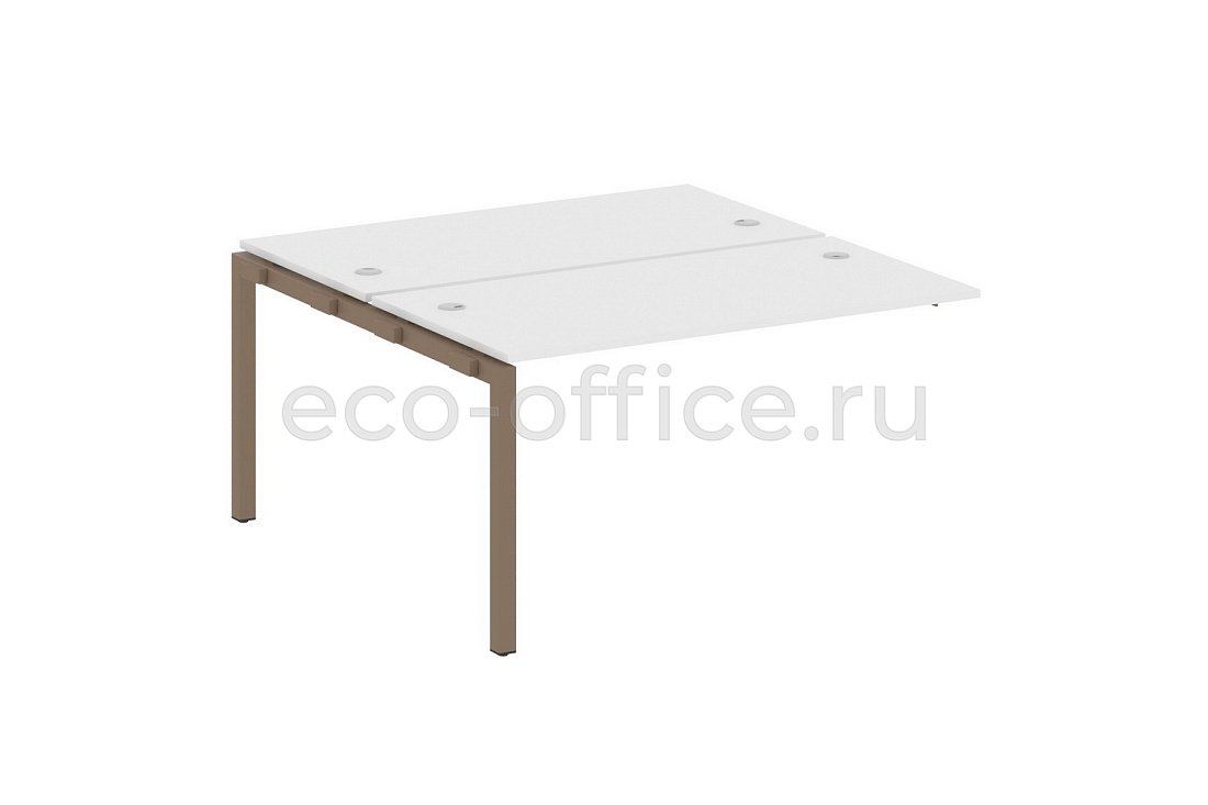 Проходной наборный элемент METAL SYSTEM QUATTRO 5x5 50БП.ПРС-СП-2.3 Белый / Мокко металл купить в Москве