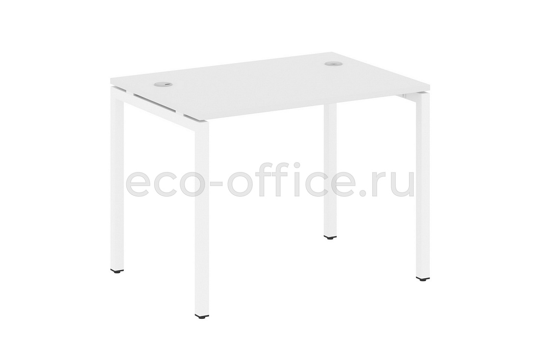 Стол письменный METAL SYSTEM QUATTRO 4x4 40БП.СП-1 Белый / Белый металл  стоимость