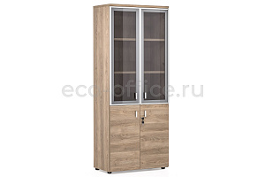 Шкаф высокий комбинированный LAVA/TERRA 701/DC.07/VO05.07/DC/DC Гавана фото