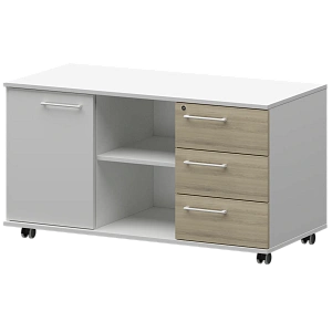 Креденция правая Protech KZT-62R Кронберг/Белый фото