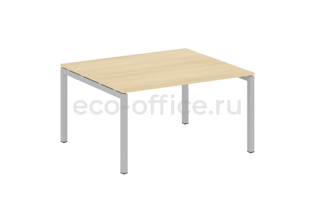 Стол переговорный (1 столешница) METAL SYSTEM QUATTRO 5x5 50БП.ПРГ-1.3 Акация Лорка / Серый металл  стоимость