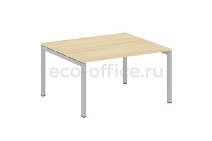 Стол переговорный (1 столешница) METAL SYSTEM QUATTRO 5x5 50БП.ПРГ-1.3 Акация Лорка / Серый металл фото