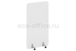 Перегородка на металлических опорах, на роликах R-LINE DP.R-100-180 Белый фото