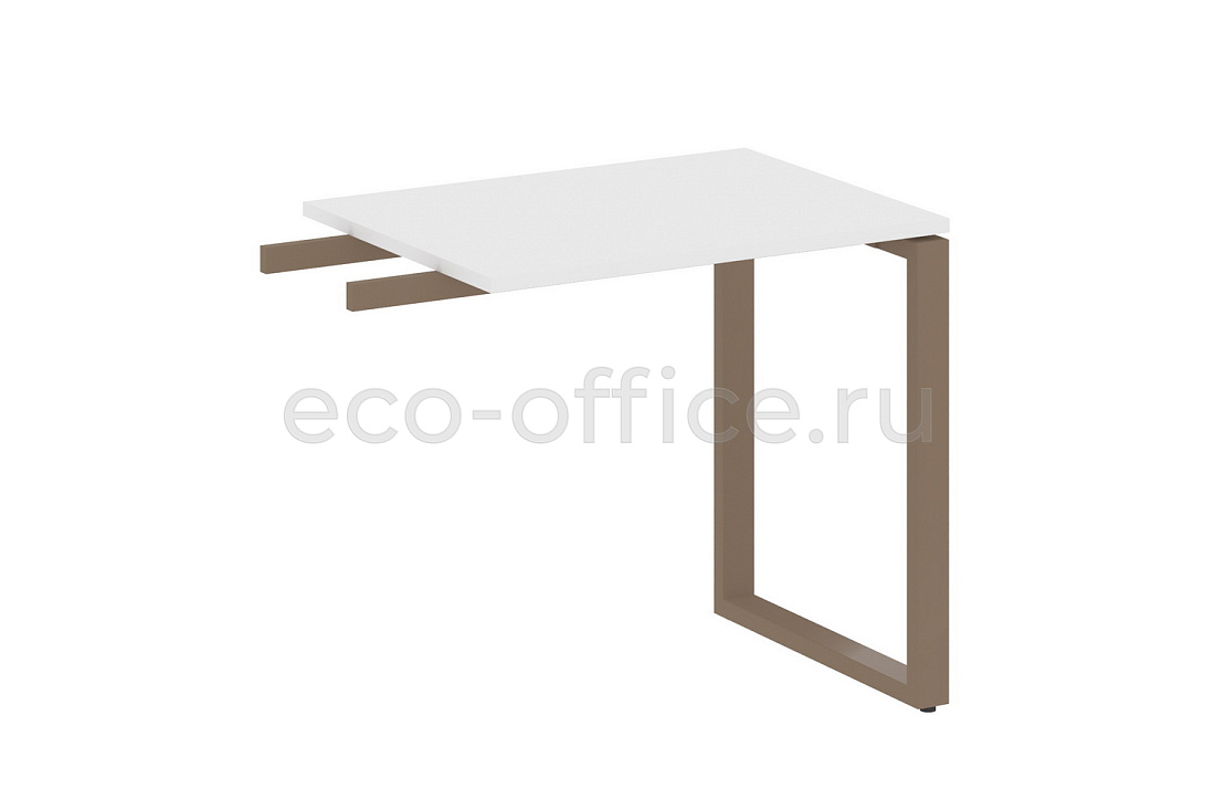 Приставной элемент на О-образном м/к METAL SYSTEM STYLE БО.ПР-2 Белый / Мокко металл  стоимость