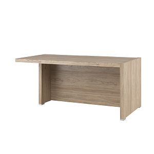 Стол письменный с асимметричными опорами, левый Solid SOL29710405 фото