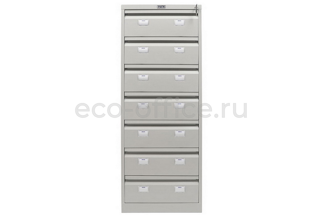 Шкаф картотека ПРАКТИК AFC-07С Серый RAL 7038  стоимость
