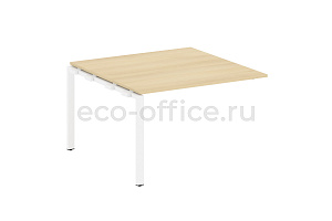 Проходной наборный элемент переговорного стола METAL SYSTEM STYLE БП.ППРГ-2 Акация Лорка / Белый металл фото
