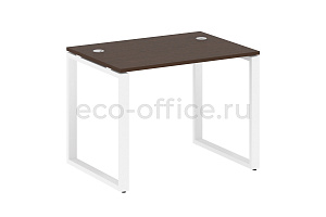 Стол письменный METAL SYSTEM STYLE БО.СП-1 Венге Цаво / Белый металл фото