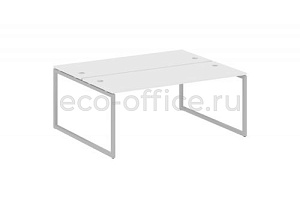 Рабочая станция METAL SYSTEM QUATTRO 4x4 40БО.РАС-СП-2.5 Белый / Серый металл фото