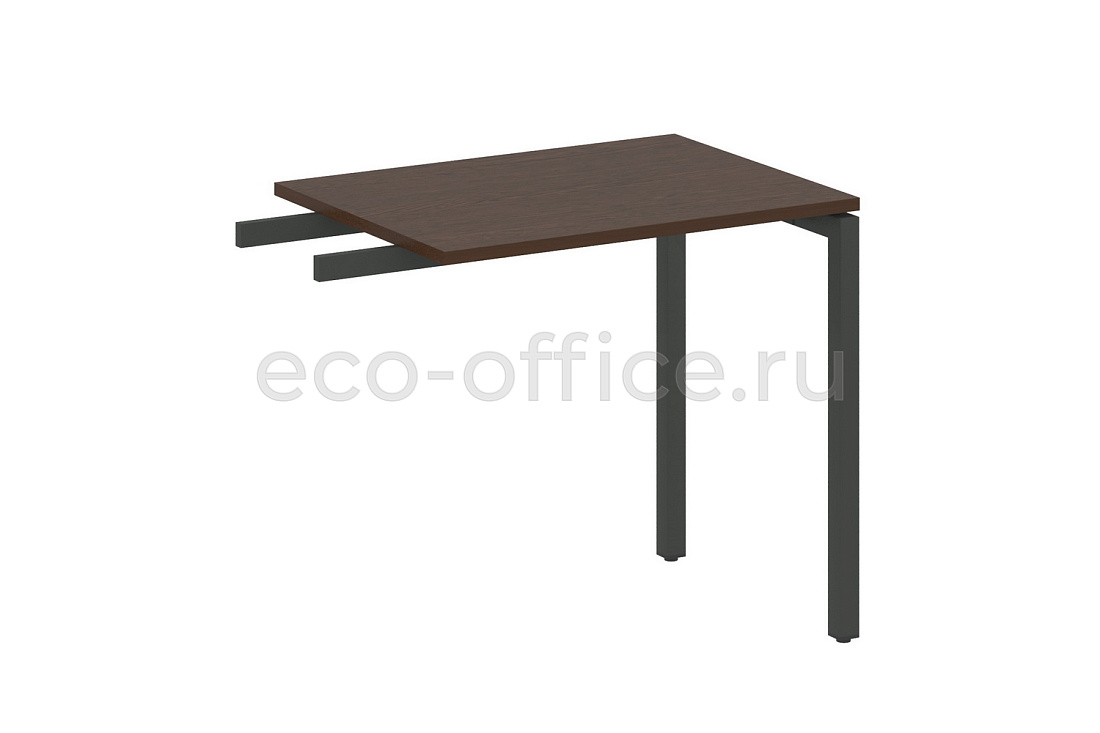 Приставной элемент на П-образном м/к METAL SYSTEM QUATTRO 4x4 40БП.ПР-2 Венге Цаво / Антрацит металл  стоимость