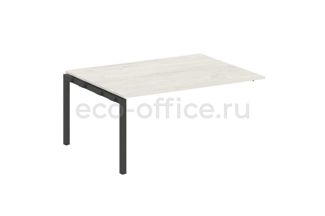 Проходной наборный элемент переговорного стола METAL SYSTEM QUATTRO 5x5 50БП.ППРГ-4 Дуб Наварра / Антрацит металл   стоимость