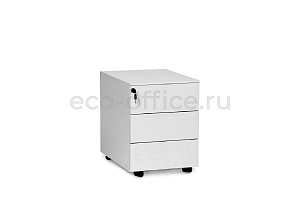 Тумба мобильная 3 ящика UNI CP3 BI / 5133335901 Белый фото
