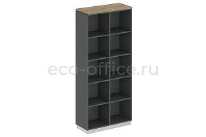 Стеллаж высокий CITY СИ 302 Дуб Гладстоун светлый / Дуб Гладстоун светлый / Антрацит фото