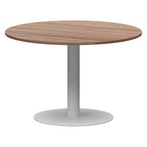 Стол круглый Protech АМ-Д120 Темный шимо/Белый фото