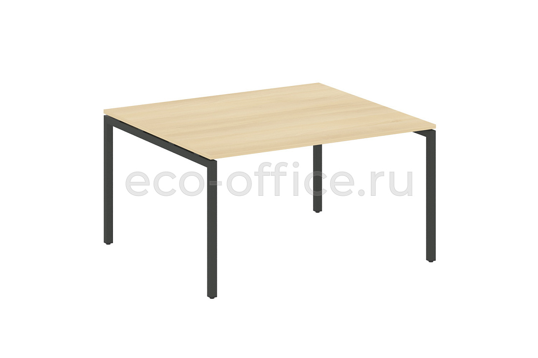 Стол переговорный (1 столешница) METAL SYSTEM QUATTRO 4x4 40БП.ПРГ-1.3 Акация Лорка / Антрацит металл  стоимость