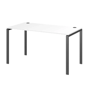 Стол на металлокаркасе Protech АМ-005 Белый/Антрацит фото