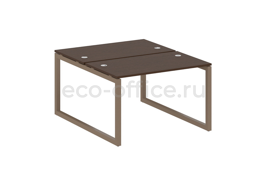 Рабочая станция METAL SYSTEM QUATTRO 5x5 50БО.РАС-СП-2.2 Венге Цаво / Мокко металл  стоимость