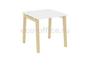 Стол письменный ONIX WOOD OW.SP-0.8 Белый Бриллиант / Дуб Светлый фото