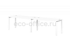 Линейный кластер на металлокаркасе 60*30 SENTIDA STEEL S-133 Белый фото