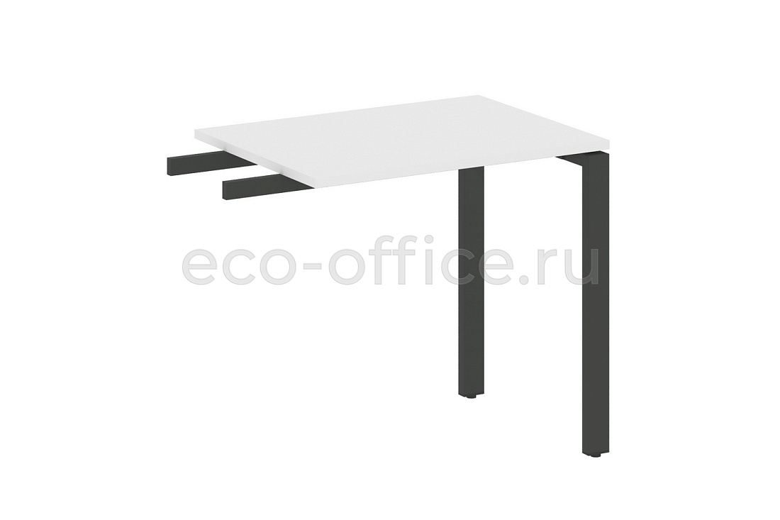 Приставной элемент на П-образном м/к METAL SYSTEM STYLE БП.ПР-2 Белый / Антрацит металл  стоимость
