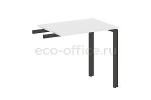 Приставной элемент на П-образном м/к METAL SYSTEM STYLE БП.ПР-2 Белый / Антрацит металл фото