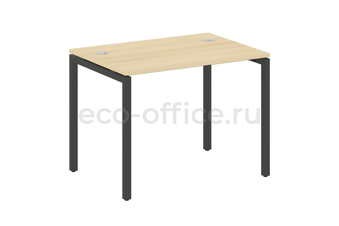 Стол письменный METAL SYSTEM QUATTRO 4x4 40БП.СП-1 Акация Лорка / Антрацит металл  стоимость