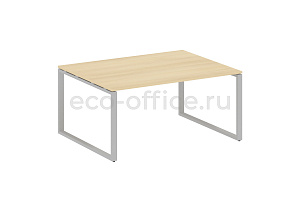Стол переговорный (1 столешница) METAL SYSTEM STYLE БО.ПРГ-1.4 Акация Лорка / Серый металл фото