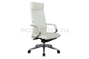 Кресло руководителя RV Design MONE A1811 Белая кожа фото
