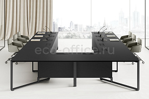 Столы для переговоров I-MEET Black (Cod.56) / Black (Cod.56) / Black (Cod.NR03) фото