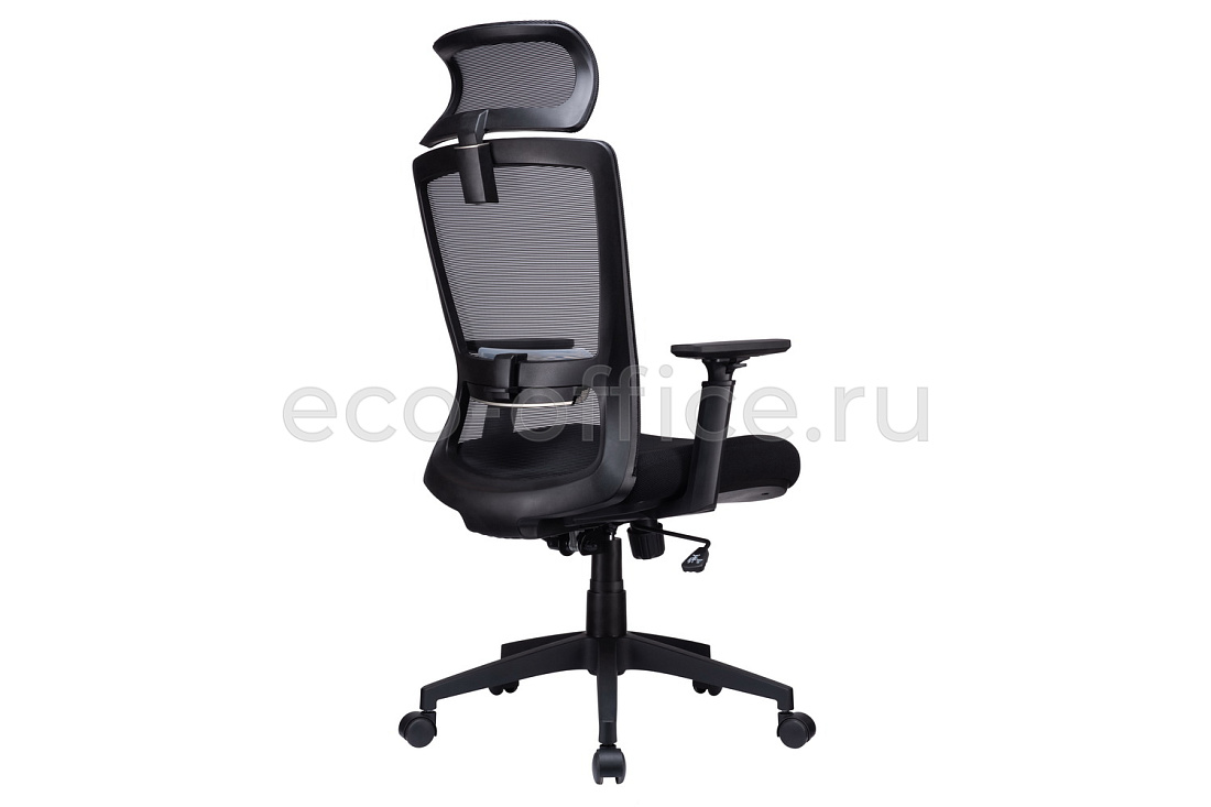 Кресло эргономичное RV Design LINE W-202 AC Чёрный пластик / Чёрная сетка  стоимость