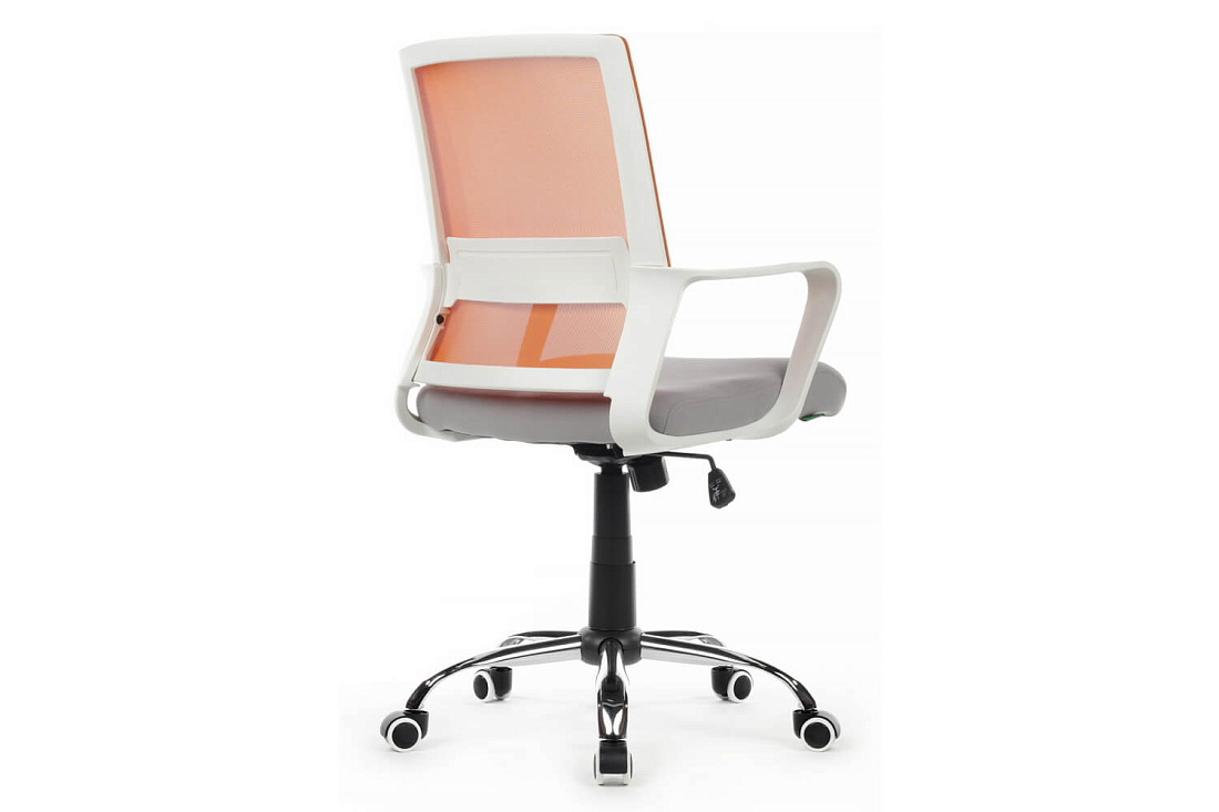 кресло rv chair mint 1029mw оранжевая сетка / серая ткань фото