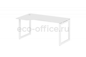 Стол криволинейный левый METAL SYSTEM QUATTRO 5x5 50БО.СА-1 Л Белый / Белый металл фото