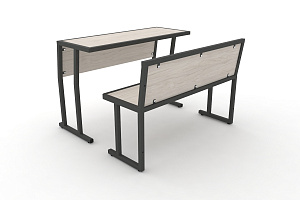 Комплект для первого ряда DESK DKN-1100SPL Денвер Светлый / Антрацит металл фото