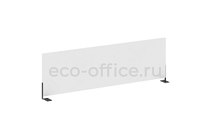 Экран для стола боковой L1200 METAL SYSTEM STYLE Б.ЭКР-120 Белый / Антрацит металл фото