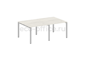 Стол переговорный (2 столешницы) METAL SYSTEM STYLE БП.ПРГ-2.1 Дуб Наварра / Серый металл фото