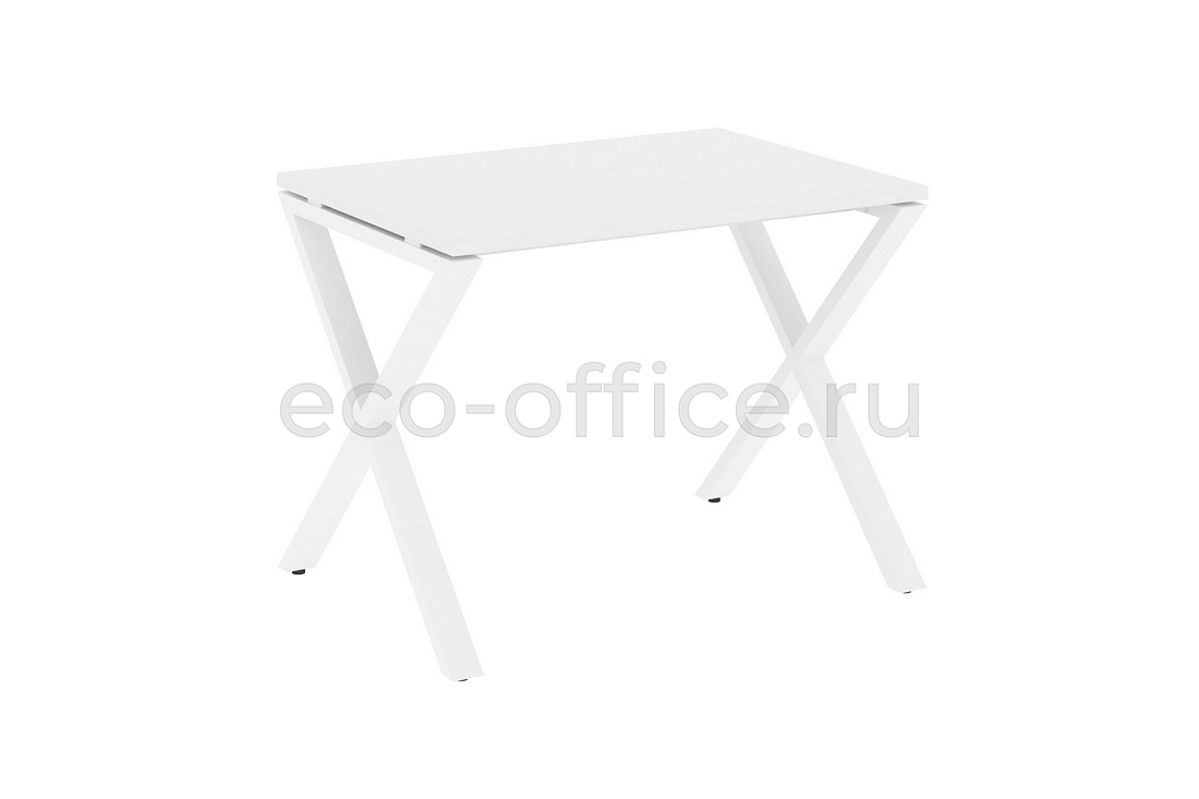 Стол рабочий LOFT VR.L-SRX-1.7 Белый Бриллиант / Белый металл   стоимость