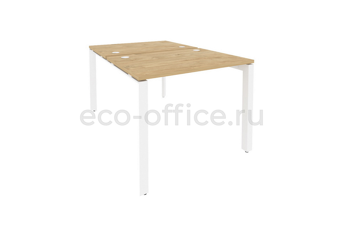 Рабочая станция на П-образном м/к ONIX O.MP-D.RS-2.1.7 Тиквуд Светлый / Белый металл  стоимость