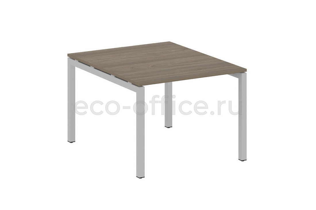 Стол переговорный (1 столешница) METAL SYSTEM QUATTRO 5x5 50БП.ПРГ-1.1 Вяз Благородный / Серый металл купить в Москве