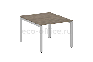 Стол переговорный (1 столешница) METAL SYSTEM QUATTRO 5x5 50БП.ПРГ-1.1 Вяз Благородный / Серый металл фото