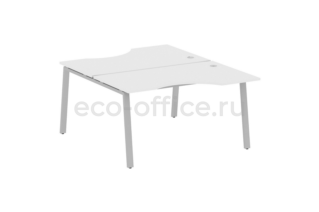 Рабочая станция криволинейная METAL SYSTEM STYLE БА.РАС-СА-2.2 Белый / Серый металл  стоимость