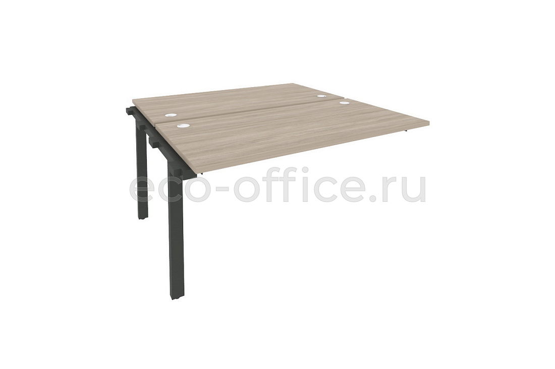 Наборный элемент рабочей станции на П-образном м/к ONIX O.M-2.NRS-3.7 Дуб Аттик / Антрацит металл   стоимость